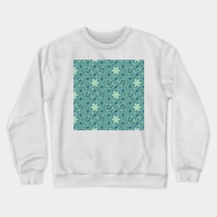 Colorama sweet green blue Abstract pattern Crewneck Sweatshirt